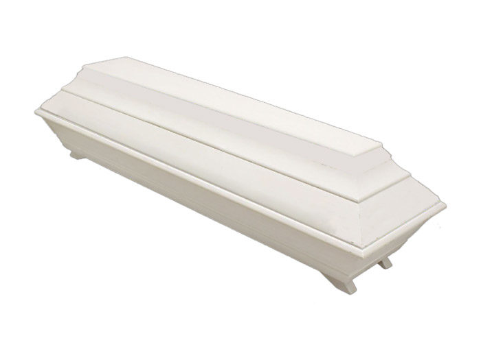 Cercueils en épicéa massif – blanc