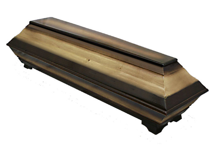 Modèles de cercueil de cercueil en peuplier massiflux