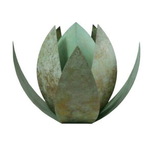 urna lotosu z brązu