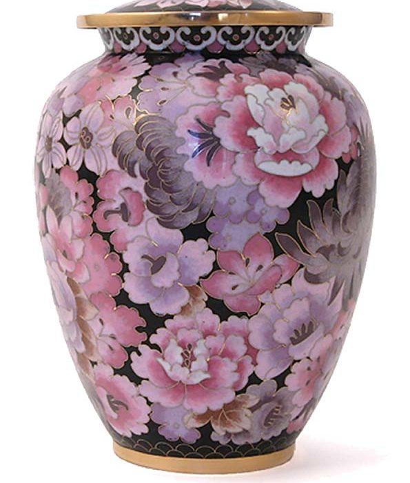 cloisonne urn elite floral blush