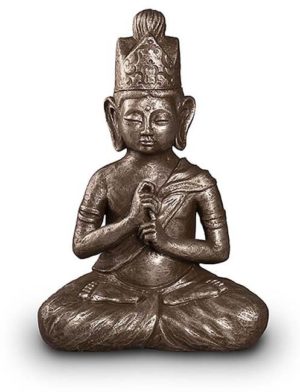 dai nichi buddha kunst urne sølv
