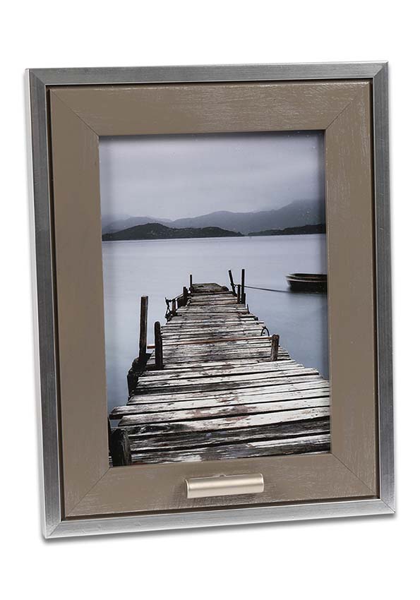 okvir za fotografije s mini urnom od cijevi od nehrđajućeg čelika