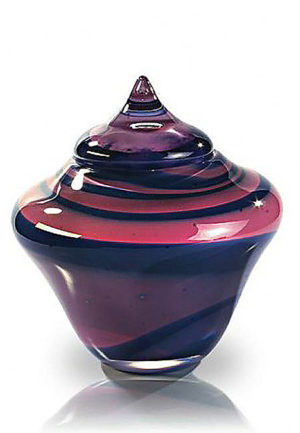 glass urn urn annubis heideglans