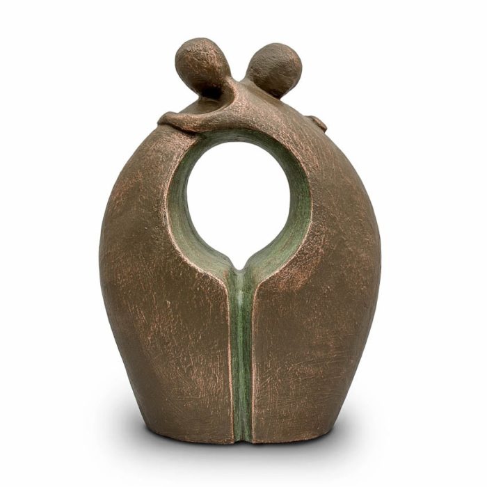 keramikas mākslas urna ardievas