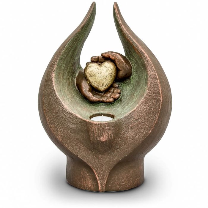keramik konst urna belyst geguhle