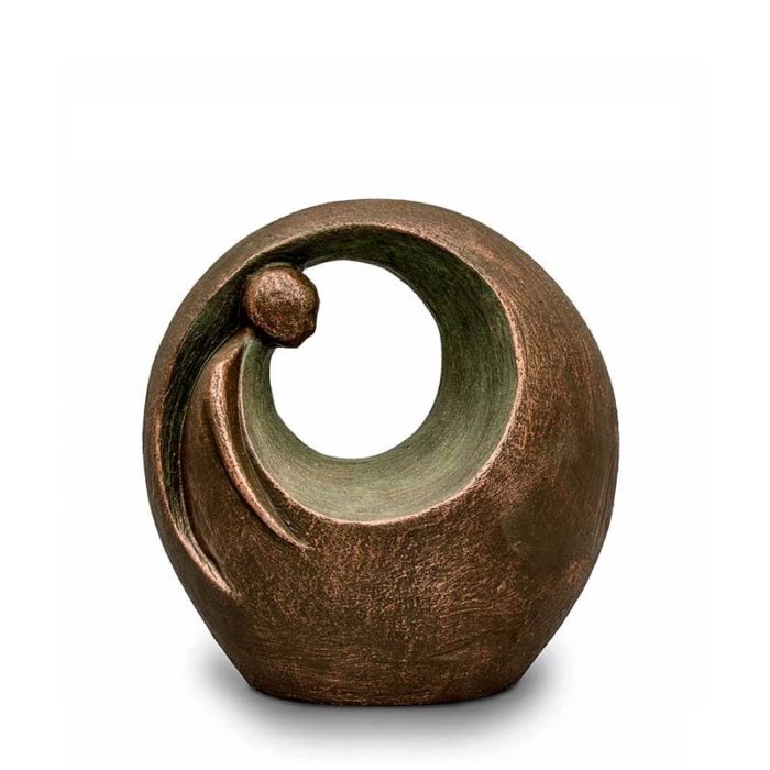 keramik konst urna ensam liter UGK