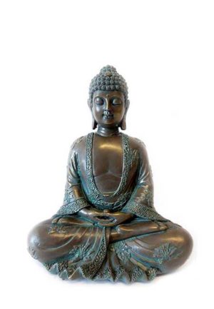 petite urne bouddha de méditation amithaba