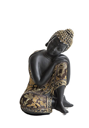 malá buddhova urna spiaceho indického budhu