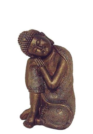 pieni buddha-uurna nukkuva intialainen buddha