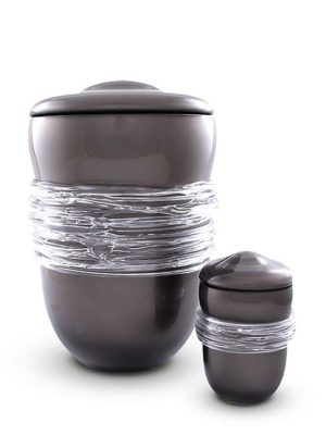 kis prémium bohém kristályüveg urna