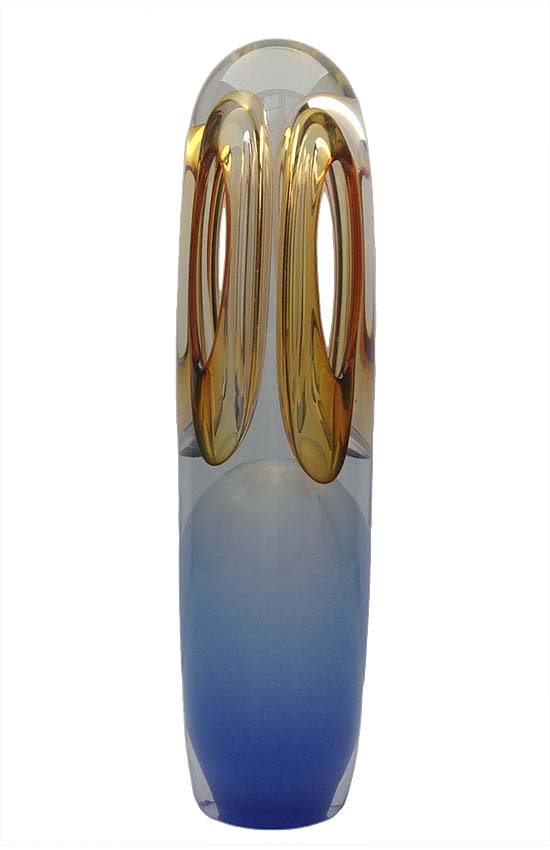 sticlă de cristal d bluebell bluebell blue urn