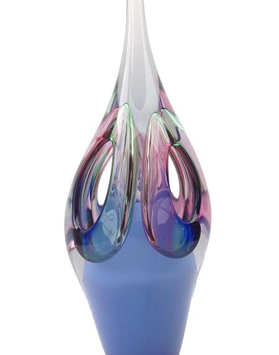 cristal verre d symphony bleu urne