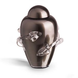 premium bohemian crystal glass urn
