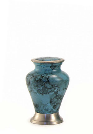 Glenwood Blue Marble Mini Urna