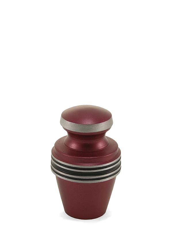 greek magenta mini urn