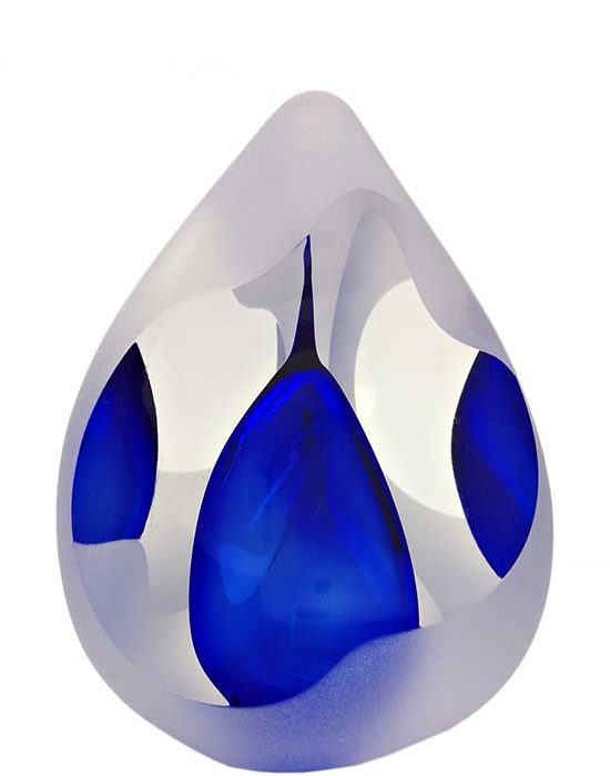 urna premium D trane reflection azul para animais de estimação