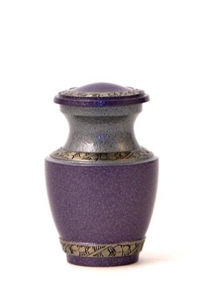 súmraková fialová mini urna