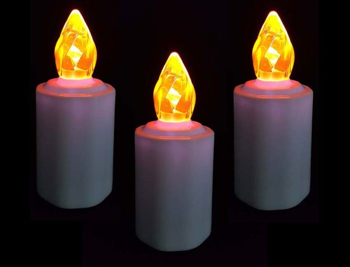 x LED žvakės