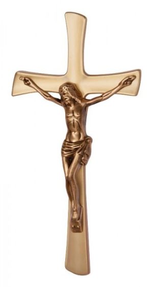 Cruce funerară din alamă K a