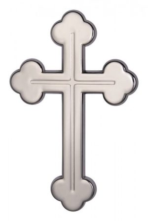 Krzyż nagrobny z mosiądzu K