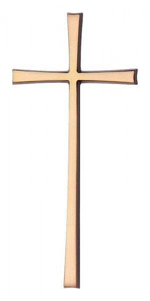Krzyż nagrobny z mosiądzu K