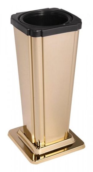 Edelstahl Graf Vase c