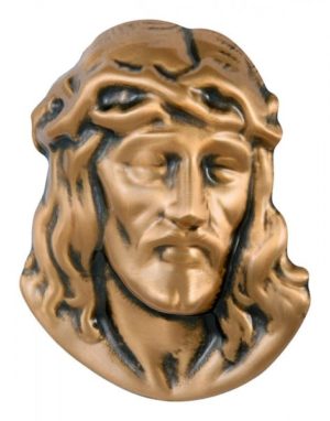 Głowa Jezusa z mosiądzu S