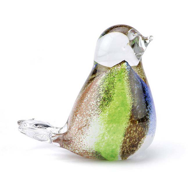 Krystalglas 3D mini fugle kæledyr urne MC (0,03 liter) kæledyr urner