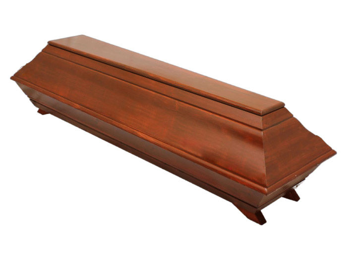 Spruce coffin solid natural cherry