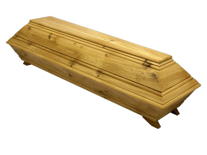 Oak coffins natural