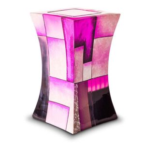 large diabolo glass fiber urn