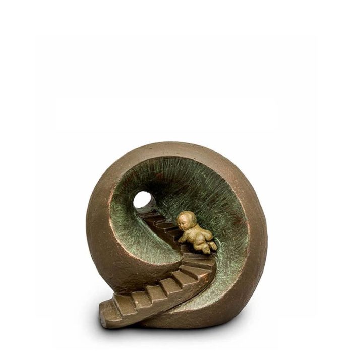 keramická umělecká urna nekonečný tunel litr UGK