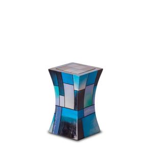 малка диаболова урна от стъклени влакна