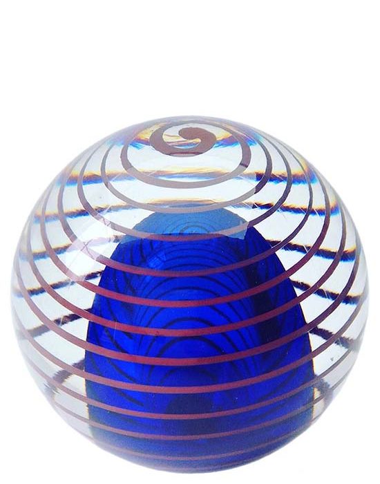 kristallglaser D cerchio della vita mini urna con sfera