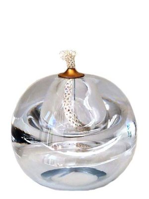 mini urne Dolllampe en verre de cristal
