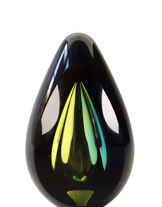sticlă de cristal mic d urnă aur premium negru