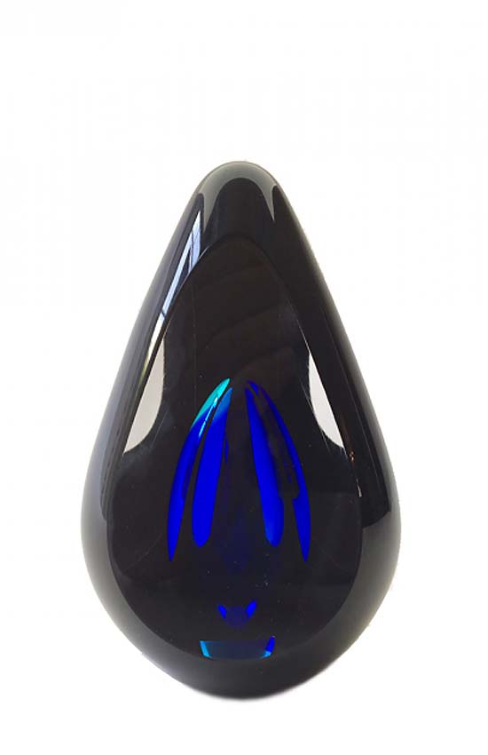 cristal verre petit d urne or premium diamant noir