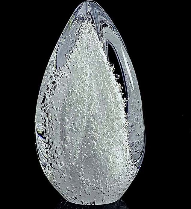 Urna premium ze szkła kryształowego, gwiezdny pył