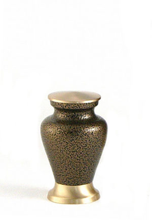 mini urna vintage de bronce de glenwood