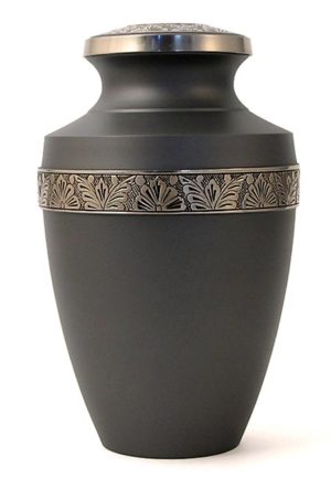 large greek rustic pewter urn