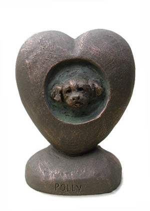 keramický pes urn polly liter hurk