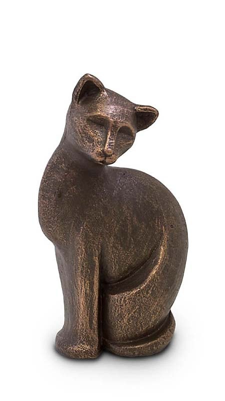 ceramic cat urn farewell