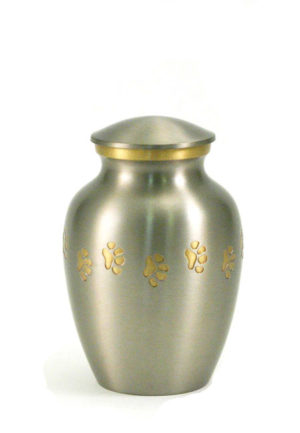 classic pewter brass pet urn