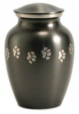 classic paws slate pet urn
