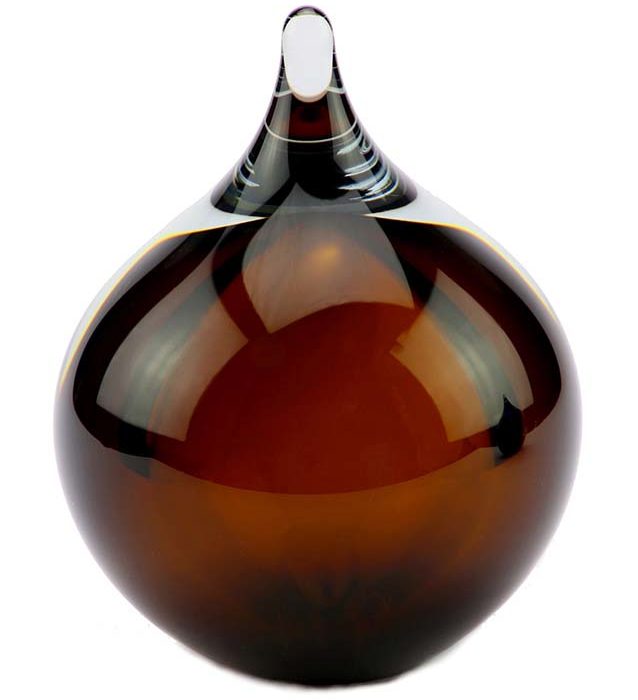 small crystal glasses D bubble cognac pet urn