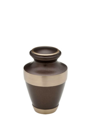 mini urna de latón