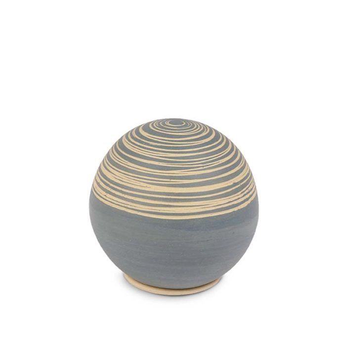 mini urne boule en céramique