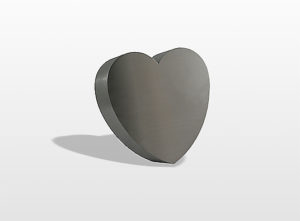 rvs heart urn