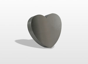 rvs heart urn