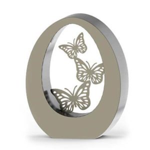 urna oval de borboletas rvs